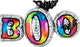 Halloween Iridescent Boo 35″ Balloon