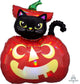Globo de calabaza de gato iridiscente de Halloween de 28 ″