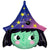 Anagram Mylar & Foil Halloween Witch 17″ Balloon
