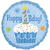Anagram Mylar & Foil Happy 1st Birthday Blue Cupcake 18″ Balloon