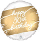 Feliz 50 cumpleaños Globo 18″