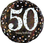 Anagram Mylar & Foil Happy 50th Birthday 28″ Balloon
