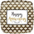 Anagram Mylar & Foil Happy Anniversary Gold Scallop 18″ Balloon