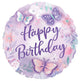 Happy Birthday Butterfly Flutters 18″ Balloon