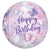 Anagram Mylar & Foil Happy Birthday Butterfly Orbz 16″ Balloon