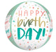 Happy Birthday Cake Day Orbz 16″ Balloon