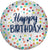 Anagram Mylar & Foil Happy BIrthday Confetti 16″ Orbz Balloon