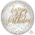 Anagram Mylar & Foil Happy Birthday Confetti Fun Orbz 16″ Balloon