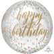 Happy Birthday Confetti Fun Orbz 16″ Balloon