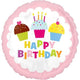 Feliz Cumpleaños Cupcake Globo 18″