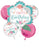 Anagram Mylar & Foil Happy Birthday Free Spirit Balloon Bouquet Set