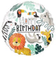 Happy Birthday Get Wild Animals 18″ Balloon