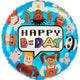 Globo 18″ Happy Birthday Party Town