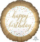 Happy Birthday Pastel Confetti 17″ Balloon