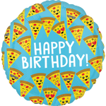 Anagram Mylar & Foil Happy Birthday Pizza Slices 18″ Balloon