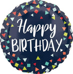 Anagram Mylar & Foil Happy Birthday Reason To Celebrate 17″ Balloon