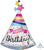 Anagram Mylar & Foil Happy Birthday Sparkle Party Hat 36″ Holographic Foil Balloon