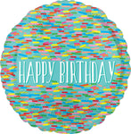 Anagram Mylar & Foil Happy Birthday Sprinkles 18″ Balloon