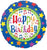 Anagram Mylar & Foil Happy Birthday Stars Music Notes 18″ Balloon