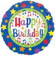 Happy Birthday Stars Music Notes 18″ Balloon