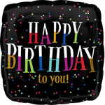 Anagram Mylar & Foil Happy Birthday To You! 18″ Balloon
