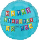 Happy Birthday To You Pennants 18″ Balloon