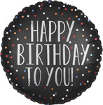 Anagram Mylar & Foil Happy Birthday To You! Satin 18″ Balloon