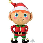Anagram Mylar & Foil Happy Christmas Elf 35″ Balloon