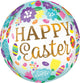 Happy Easter Eggs Tulip Orbz 16″ Balloon