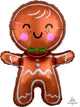 Happy Gingerbread Man 31″ Balloon