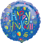 Anagram Mylar & Foil Happy Hanukkah Fun 18” Balloon