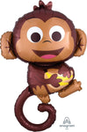 Anagram Mylar & Foil Happy Monkey 36" Mylar Foil Balloon