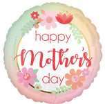 Anagram Mylar & Foil Happy Mother's Day Filtered Ombre 21″ Balloon