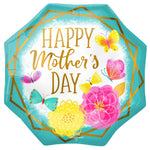 Anagram Mylar & Foil Happy Mother's Day Octagon 22″ Balloon