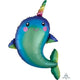 Happy Narwhal 39″ Balloon