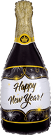 Globo gigante con botella de champán de 36" Feliz Año Nuevo