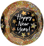 Anagram Mylar & Foil Happy New Year Gold Sparkle Orbz 16″ Balloon