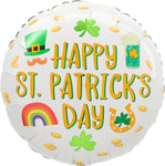 Anagram Mylar & Foil Happy St. Patrick's Day Icons 18″ Balloon