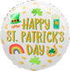 Happy St. Patrick's Day Icons 18″ Balloon