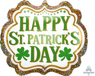 Anagram Mylar & Foil Happy St. Patrick's Day Marquee 25″ Balloon