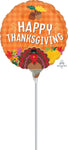 Anagram Mylar & Foil Happy Thanksgiving 9″ Balloon (requires heat-sealing)