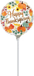 Anagram Mylar & Foil Happy Thanksgiving (requires heat-sealing) 9″ Balloon