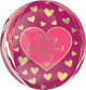 Valentine's Day Abstract Marble 15″ Orbz Balloon