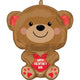 Happy Valentine's Day Cuddly Bear 20″ Balloon