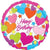 Anagram Mylar & Foil Hearts & Stars Happy Birthday 18″ Foil Balloon