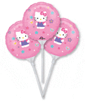 Anagram Mylar & Foil Hello Kitty EZ Fill Consumer Inflate 9″ Balloons (3 count)