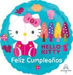 Anagram Mylar & Foil Hello Kitty Feliz Cumpleaños 18″ Balloon