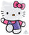 Hello Kitty® Pink & Purple 30" Mylar Foil Balloon