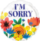 I'm Sorry Floral 18″ Balloon
