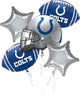 Juego de ramo de globos de los Indianapolis Colts